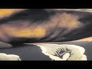 dog lick teen 3 (drooling kiss)