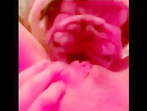 dog lick women