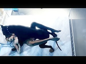 New animation 3d dog